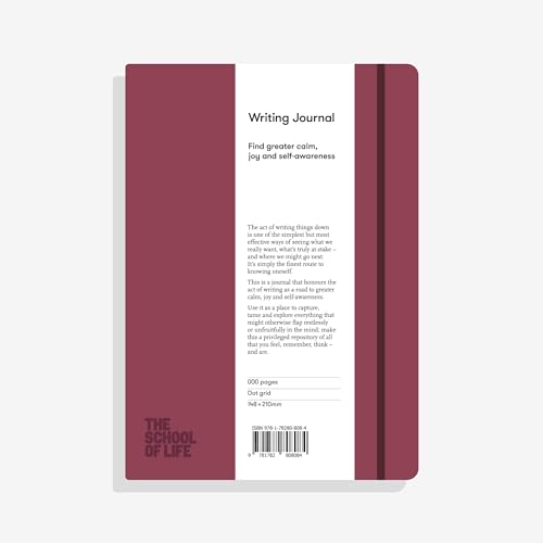 The School of Life Writing Journal - Burgundy