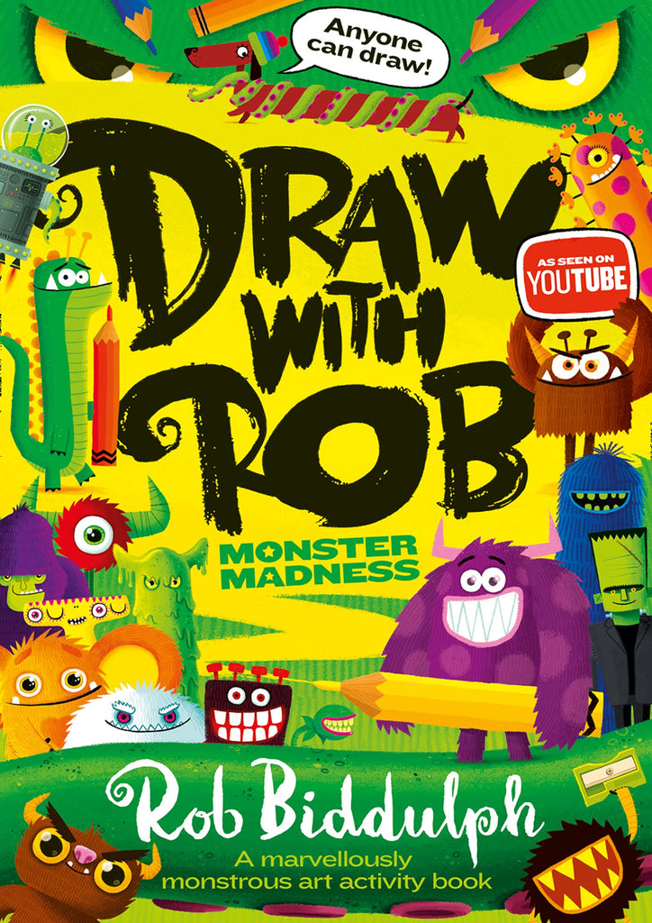 Draw with Rob: Monster Madness: A Marvelously Monstrous Art Activity Book