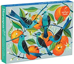 Galison Naranjas Puzzle, 1,000 Piece Puzzle, 20”x27”, Fun and Challenging, Gorgeous and Colorful Illustration of Birds