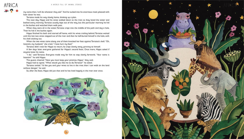 A World Full of Animal Stories UK: 50 favourite animal folk tales, myths and legends