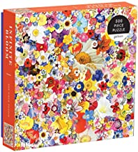 Galison Infinite Bloom 500 Piece Jigsaw Puzzle for Adults and Families, Illustrated Flower Puzzle with Gorgeous Colors and Variating Flowers
