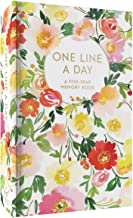 Floral One Line a Day: A Five-Year Memory Book: (Blank Journal for Daily Reflections, 5 Year Diary Book)