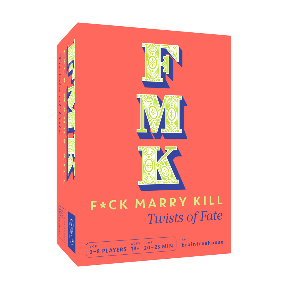 FMK: Twists of Fate (Classic Party Game with Hilarious Twist, Kickstarter Game of FCK, Marry, Kill)