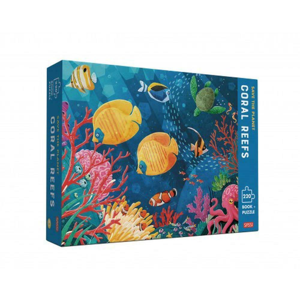 Save the Planet Puzzle - The Coral Reef, 220 Piece - Sassi Junior Free Shipping!